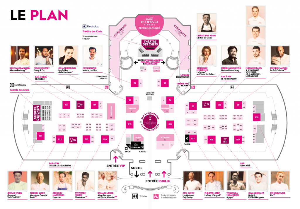 map Taste of Paris 2017