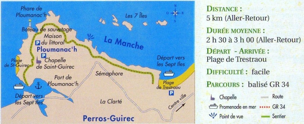 Pan randonnée sentier des douaniers Ploumanach