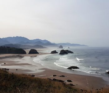 Vue sur Crescent Beach Oregon