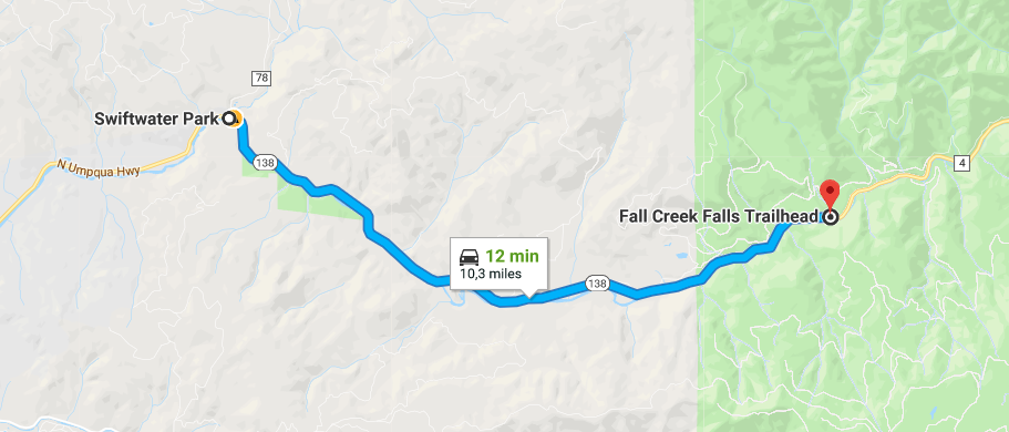 Itinéarire Fall Creek Falls