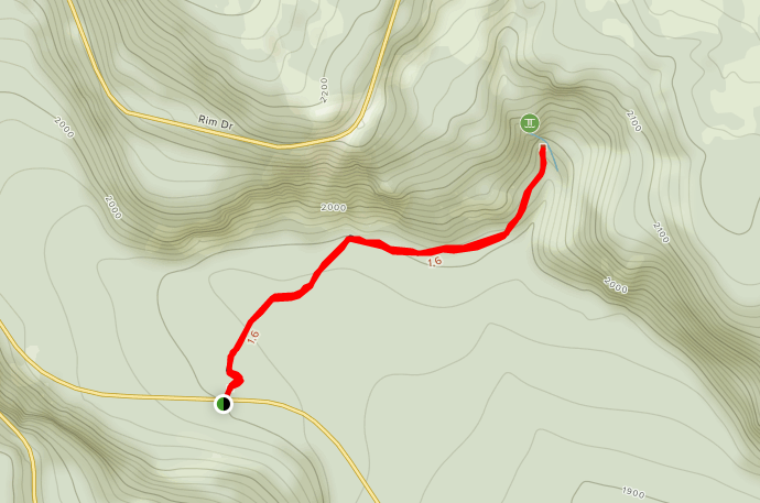 Plaikni falls trail map