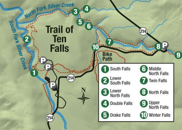 Ten Falls Trail - Silver Falls State Park
