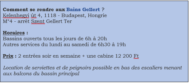 Info Bains Gellert