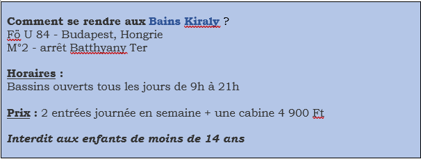 Infos Kiraly