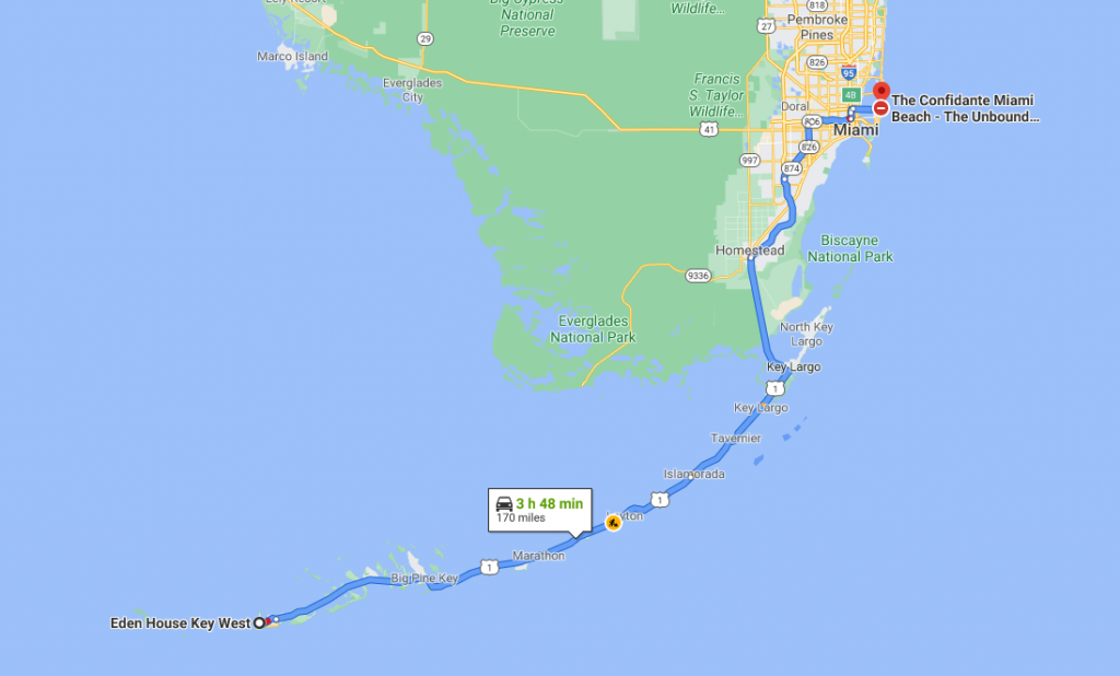 Itinéraire Key West Miami