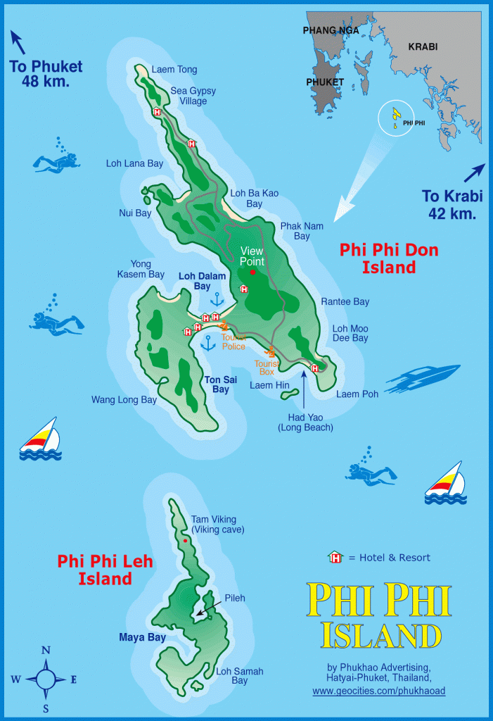 Map Koh Phi Phi